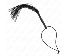 Kink Impact Touch KINK Mini Silicone Whip Juodas 26cm - Compact Impact Tool with 6 Beads