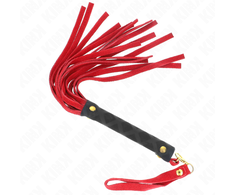 Kink Impact Touch KINK Raudona Suede Mini Whip 30cm - Compact Impact Tool with Soft Finish