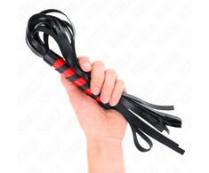 Kink Impact Touch KINK Short Handle Whip 45cm - Classic Juodas, Ergonomic Grip