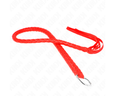 Kink Impact Touch KINK Snake Whip with Raudona Hand Ring 65cm - Durable Leather Priedas