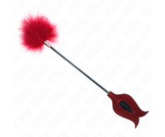 Kink Impact Touch KINK Tickle Feathers Rose-Shaped Paddle 8 cm - Sensory Play Priedas