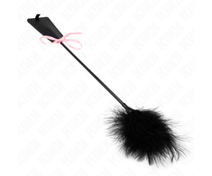 Kink Impact Touch Rožinė KINK Feather Sensory Teaser with Rožinė Ribbon Bow 49cm