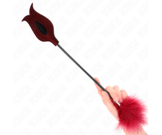 Kink Impact Touch KINK Tickle Feathers Rose-Shaped Paddle 8 cm - Sensory Play Priedas