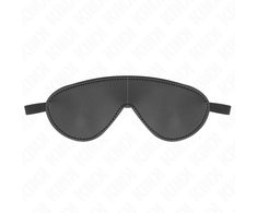 Kink Masked Allure KINK Simple Skin Eye Mask 19.5x7.5 cm - Adjustable Soft Touch Juodas