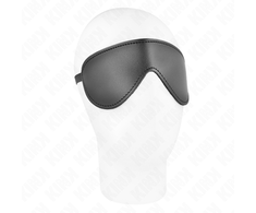 Kink Masked Allure KINK Simple Skin Eye Mask 19.5x7.5 cm - Adjustable Soft Touch Juodas