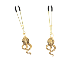 Kink Nipple Grip KINK Cobra Pendant Nipple Clamps 6 cm - Adjustable Metal Design