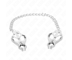 Kink Nipple Grip KINK Japanese Clover Clamp Set with Sidabrinis Chain 30cm - Precision Steel Design