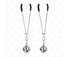 Kink Nipple Grip KINK Thin Bell Adjustable Sidabrinis Clamps 7 cm - Precision Metal Design