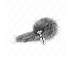 Kink Pleasure Plugs KINK Intimate Plug Model S with 40cm Synthetic Pilkas Tail, 7x3cm