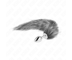 Kink Pleasure Plugs KINK Intimate Plug Model S with 40cm Synthetic Pilkas Tail, 7x3cm