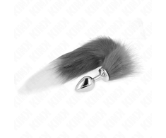 Kink Pleasure Plugs KINK Medium Silicone Plug with 40cm Pilkas &amp; Baltas Synthetic Tail
