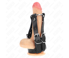 Kink Ring Power KINK Adjustable Strap Ring System - Multiple Strap Anatomic Design, Juodas
