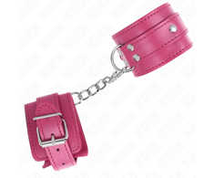 Kink Wrist Restraint KINK 3 D-Ring Adjustable Wrist Restraints Rožinė 17.5-25cm x 6cm
