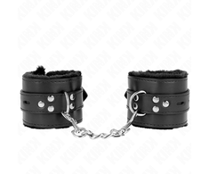 Kink Wrist Restraint KINK Fur-Lined Adjustable Wrist Restraints Juodas 17-29 cm - Comfort &amp; Style