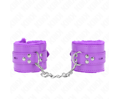 Kink Wrist Restraint KINK Fur-Lined Adjustable Wrist Restraints Violetinė 17-29 cm x 6 cm