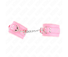 Kink Wrist Restraint Rožinė KINK Fur-Lined Adjustable Wrist Restraints Rožinė 17-29cm Premium Comfort