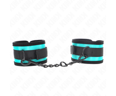Kink Wrist Restraint Mėlyna KINK Adjustable Nylon Wrist Restraints Juodas-Mėlyna 18-32cm x 5cm