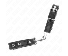 Kink Wrist Restraint KINK Mini Adjustable Juodas Wristbands with Studs 16-22cm x 2cm