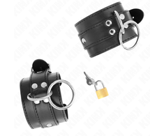 Kink Wrist Restraint KINK O-Ring Adjustable Wrist Restraints Juodas 20-28cm x 5.5cm