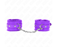Kink Wrist Restraint KINK Premium Fur-Lined Adjustable Wrist Restraints Violetinė 17-29 cm