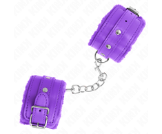 Kink Wrist Restraint KINK Premium Fur-Lined Adjustable Wrist Restraints Violetinė 17-29 cm