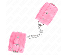 Kink Wrist Restraint Rožinė KINK Premium Fur-Lined Adjustable Wrist Restraints Rožinė 17-29cm