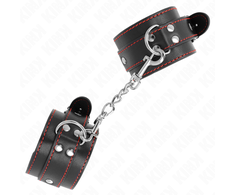 Kink Wrist Restraint KINK Adjustable Juodas &amp; Raudona Wrist Restraints 20-28 cm Ergonomic Design