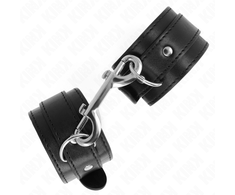 Kink Wrist Restraints Juodas Adjustable 17-28 cm x 5 cm Single Rivet Row