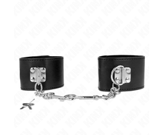 Kink Wrist Restraint KINK Adjustable Wrist Restraints with Padlock Juodas 16-23cm x 5.5cm