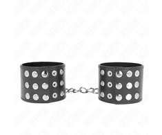 Kink Wrist Restraint KINK Adjustable Juodas Wrist Restraints with Snap Fasten 19-24cm x 5.5cm