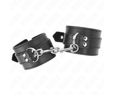 KINK Wrist Restraints with Studs 35x6 cm - Adjustable Leather Cuffs