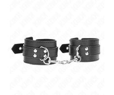 KINK Wrist Restraints with Studs 35x6 cm - Adjustable Leather Cuffs