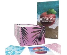La Isla de las Tentaciones Party Card Game ES 350 Cards, 3-8 Players