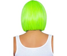 Leg Avenue Accessories Leg Avenue Fluorescent Short Bob Wig Neon Žalias - High Visibility