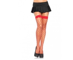 Leg Avenue Hosiery Leg Avenue Fishnet Tights Medium Raudona Flexible One Size 92% Polyamide
