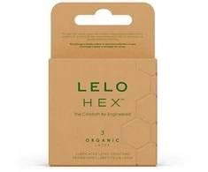 LELO - HEX ORGANIC CONDOM BOX 3 UNITS