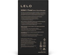 LELO SONA 2 Travel Compact Sonic Wave Device Rožinė 12 Modes