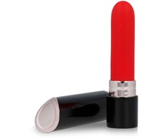 Lips Style LYPS STYLE Shia Lipstick Vibrator Juodas &amp; Raudona USB Rechargeable 10 Modes