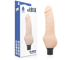 LOVECLONE Daven Self-Lubricating Intimate Device 23.8cm Silicone Juodas