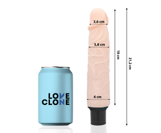 LoveClone Finn Self-Lubricating Intimate Device 21.2cm rusvai gelsvas Vibration