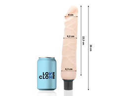 LoveClone Jansen 26 cm Intimate Device with Self-Lubrication &amp; Vibration