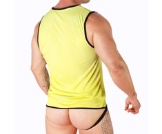 Macho Underwear Macho Geltona Technical T-Shirt S/M - Lightweight Polyamide Blend