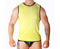 Macho Underwear Macho Geltona Technical T-Shirt S/M - Lightweight Polyamide Blend