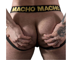 Macho Underwear Macho MX25AC JOCK Geltona Synthetic Leather Athletic Support S