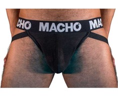 Macho Underwear Macho MX25NN Jockstrap Juodas XL - Semi-Transparent, Elastic Support