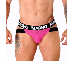 Macho Underwear Rožinė MACHO MX28FR Jockstrap Rožinė Neon S - Lycra Comfort &amp; Double Strap Design