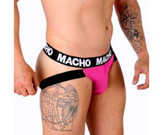 Macho Underwear Rožinė MACHO MX28FR Jockstrap Rožinė Neon S - Lycra Comfort &amp; Double Strap Design