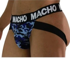 Macho Underwear MACHO - MX28MA JOCK MILITARY Mėlynas M