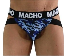 Macho Underwear MACHO - MX28MA JOCK MILITARY Mėlynas M