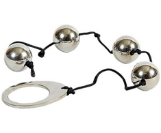METAL HARD Beads 4 Intimate Weighted Balls 20mm Solid Steel Set